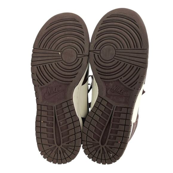 Nike Dunk High Burgundy White Lace Up High Top Athletic Sneakers Shoes Size 5.5 - Picture 4 of 6